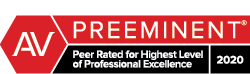 AV Preeminent - Peer Related for Highets Level of Professional Excellence 2020